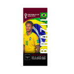 FIFA World Cup Branding Roof Hanging Flag W/PIPE-BRAZIL