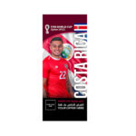FIFA World Cup Branding Roof Hanging Flag W/PIPE-COSTA RICA
