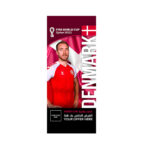 FIFA World Cup Branding Roof Hanging Flag W/PIPE-DENMARK