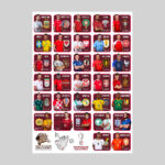 FIFA World Cup 2022 3D Cutout of 32+2 Football Team players