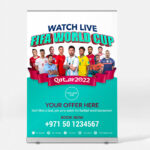 FIFA World Cup Branding Rollup Banner A1-Large