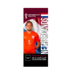 FIFA World Cup Branding Roof Hanging Flag W/PIPE-NETHERLANDS