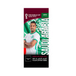 FIFA World Cup Branding Roof Hanging Flag W/PIPE-SAUDI ARABIA