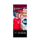 FIFA World Cup Branding Roof Hanging Flag W/PIPE-SERBIA