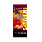 FIFA World Cup Branding Roof Hanging Flag W/PIPE-SPAIN