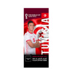 FIFA World Cup Branding Roof Hanging Flag W/PIPE-TUNISIA