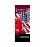 FIFA World Cup Branding Roof Hanging Flag W/PIPE-USA